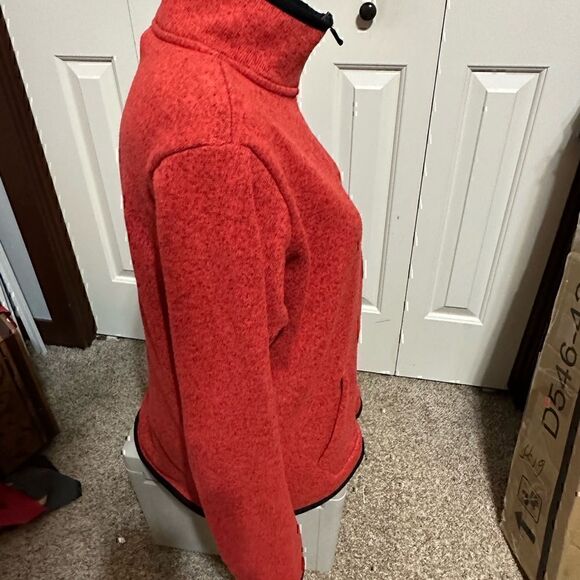 Nike Womens XL Reddish Orange Full ZIP Jacket - Picture 3 of 5